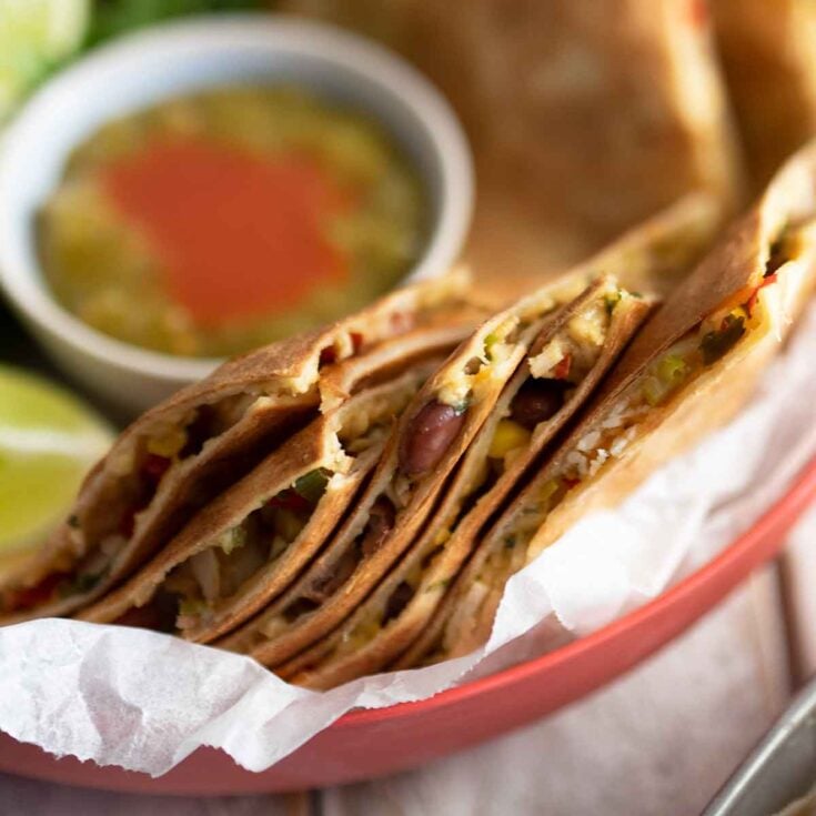 Leftover Turkey Recipe-turkey-quesadilla