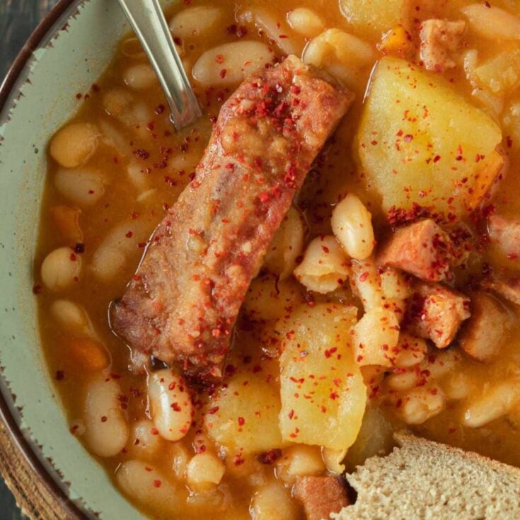 Image for White Bean & Smoked Pork Stew {Croatian Grah i Varivah}