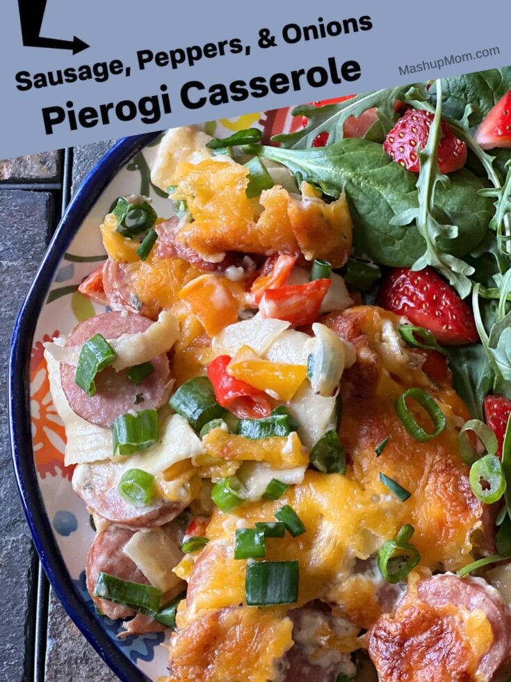 Image for Sausage, Peppers, & Onions Pierogi Casserole