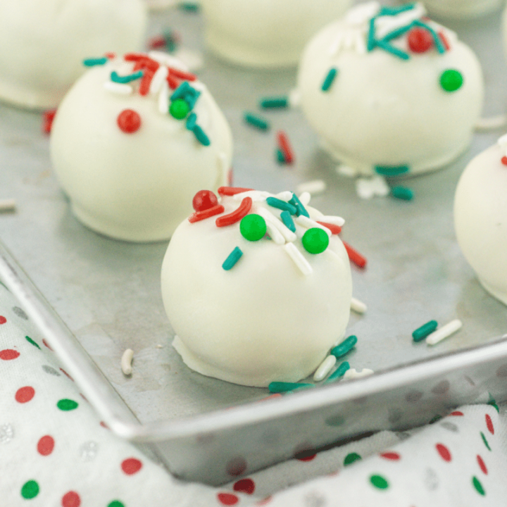 3 Ingredient Truffles (Christmas Sugar Cookies)