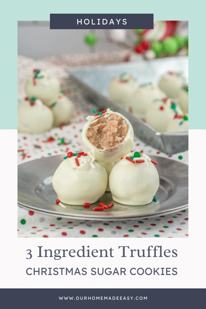 3 ingredient truffles christmas sugar cookies Hero