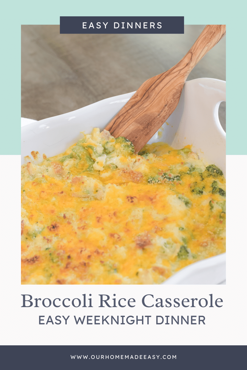 Broccoli Rice Casserole Hero