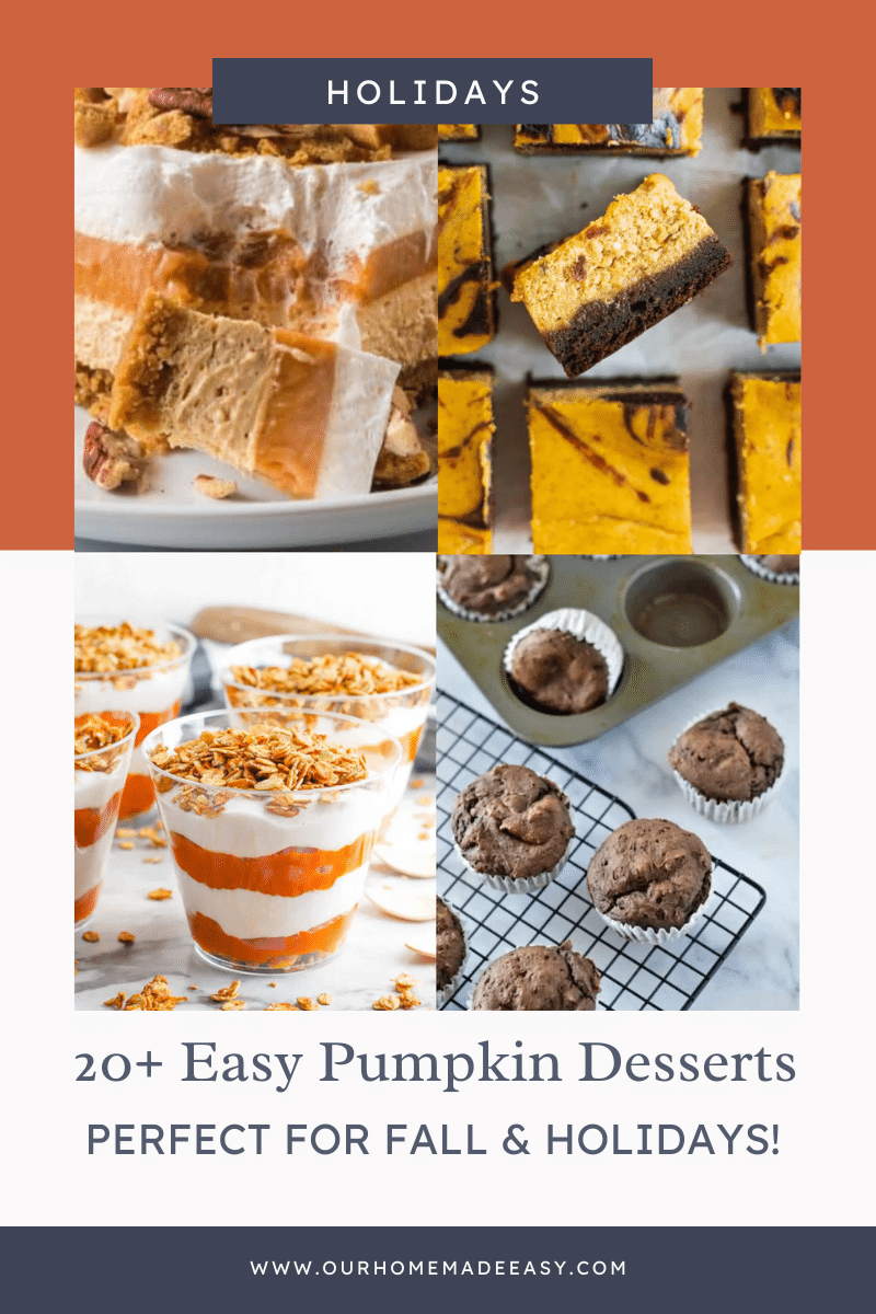 Easy Pumpkin Desserts Hero