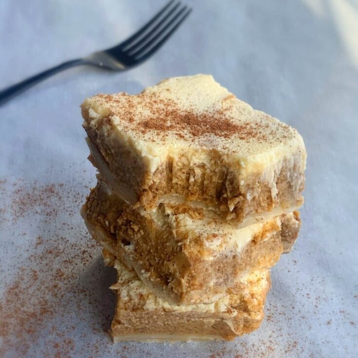 Image for Lazy Pumpkin Cheesecake Bars Recipe
