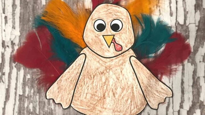 Image for Turkey Craft Template {free instant PDF download!}