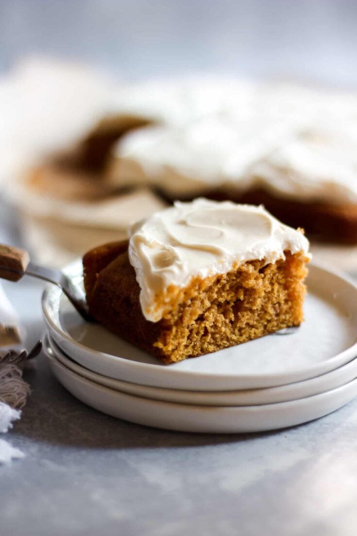 Image for Grandma's Pumpkin Sheet Cake with Cream Cheese Frosting