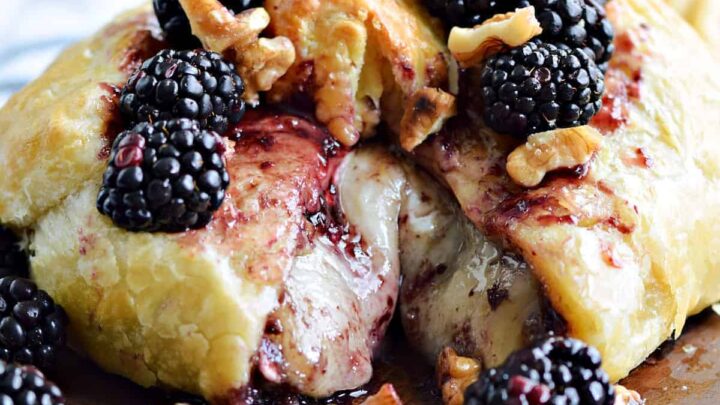 Image for Blackberry Walnut Baked Brie
