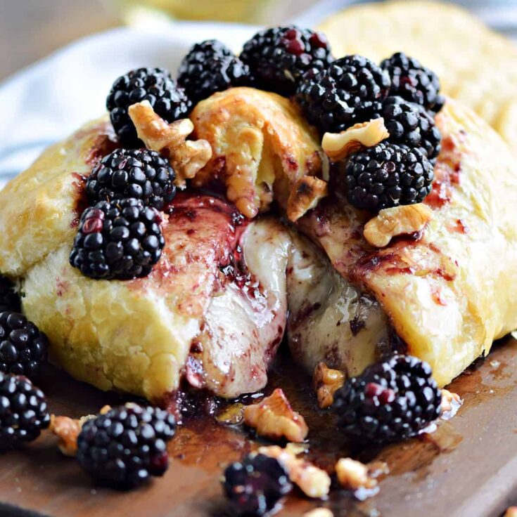 Image for Blackberry Walnut Baked Brie