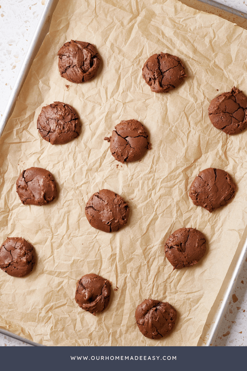 brownie cookies baked