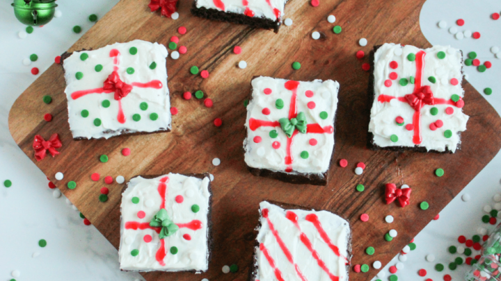 Christmas Brownies Presents Featured Image