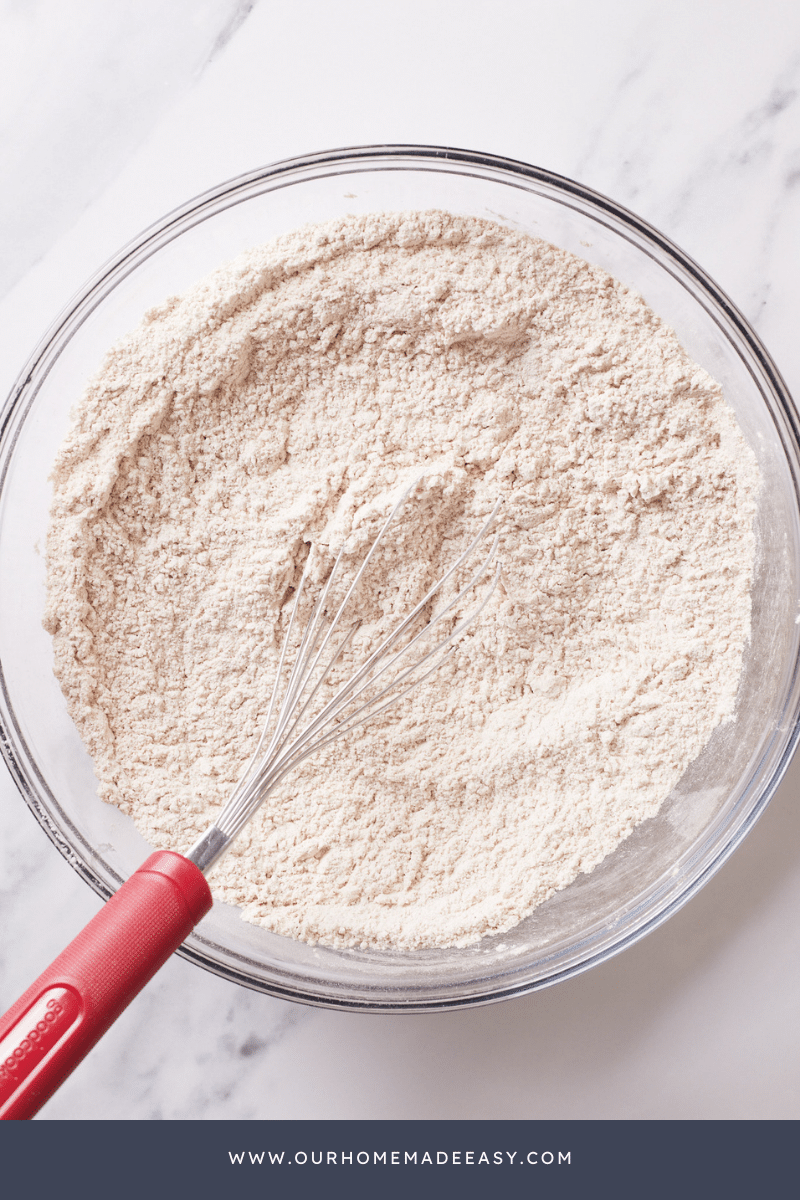 Gingerbread Cookie dry Ingredients in large bowl