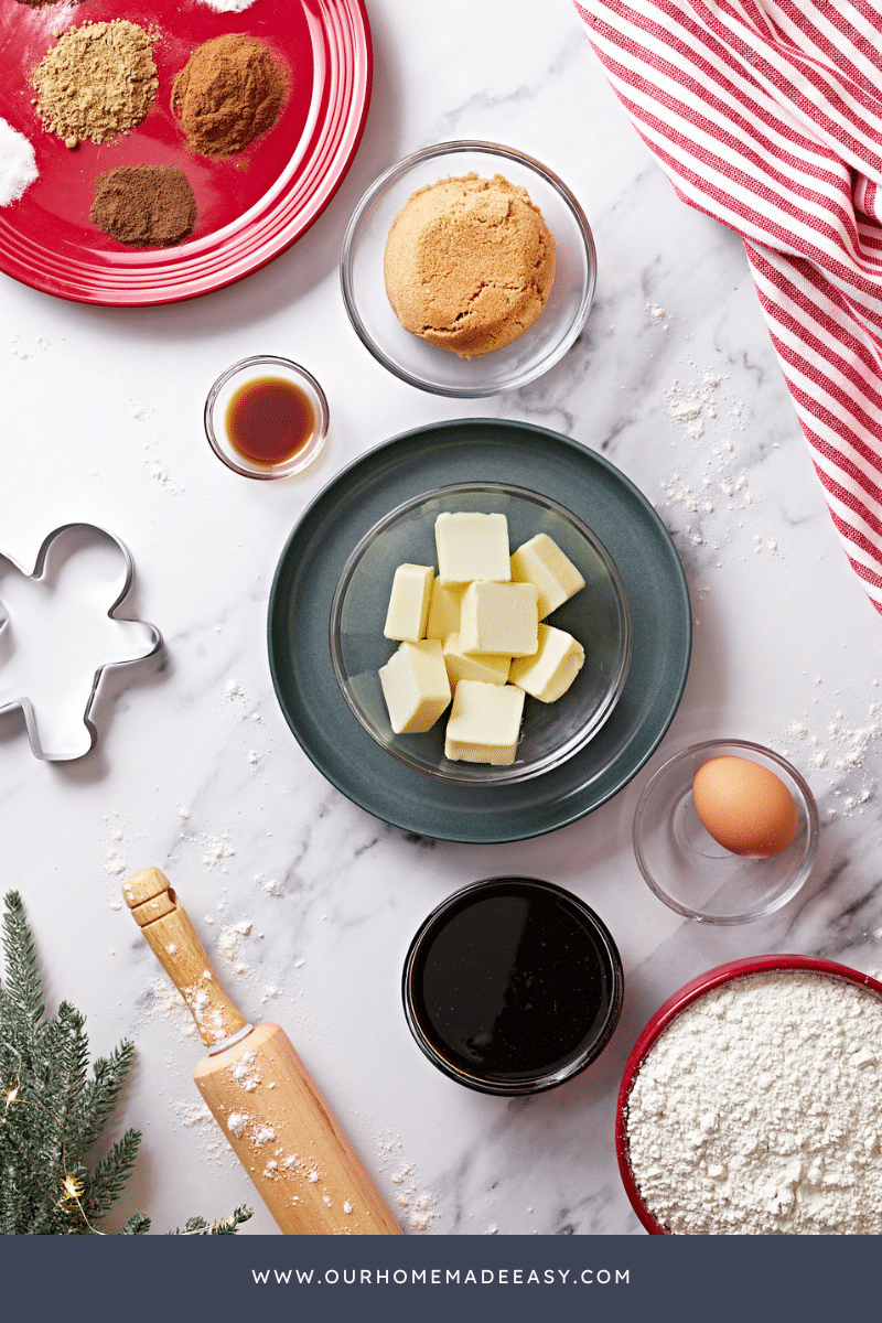 Gingerbread cookie ingredients