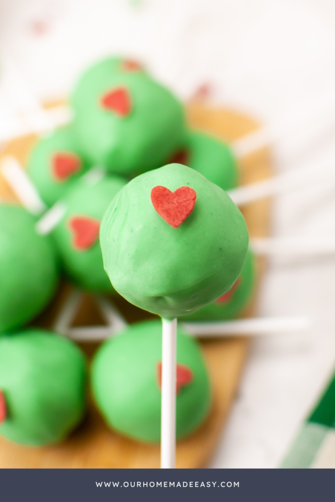 Grinch Cake Pops