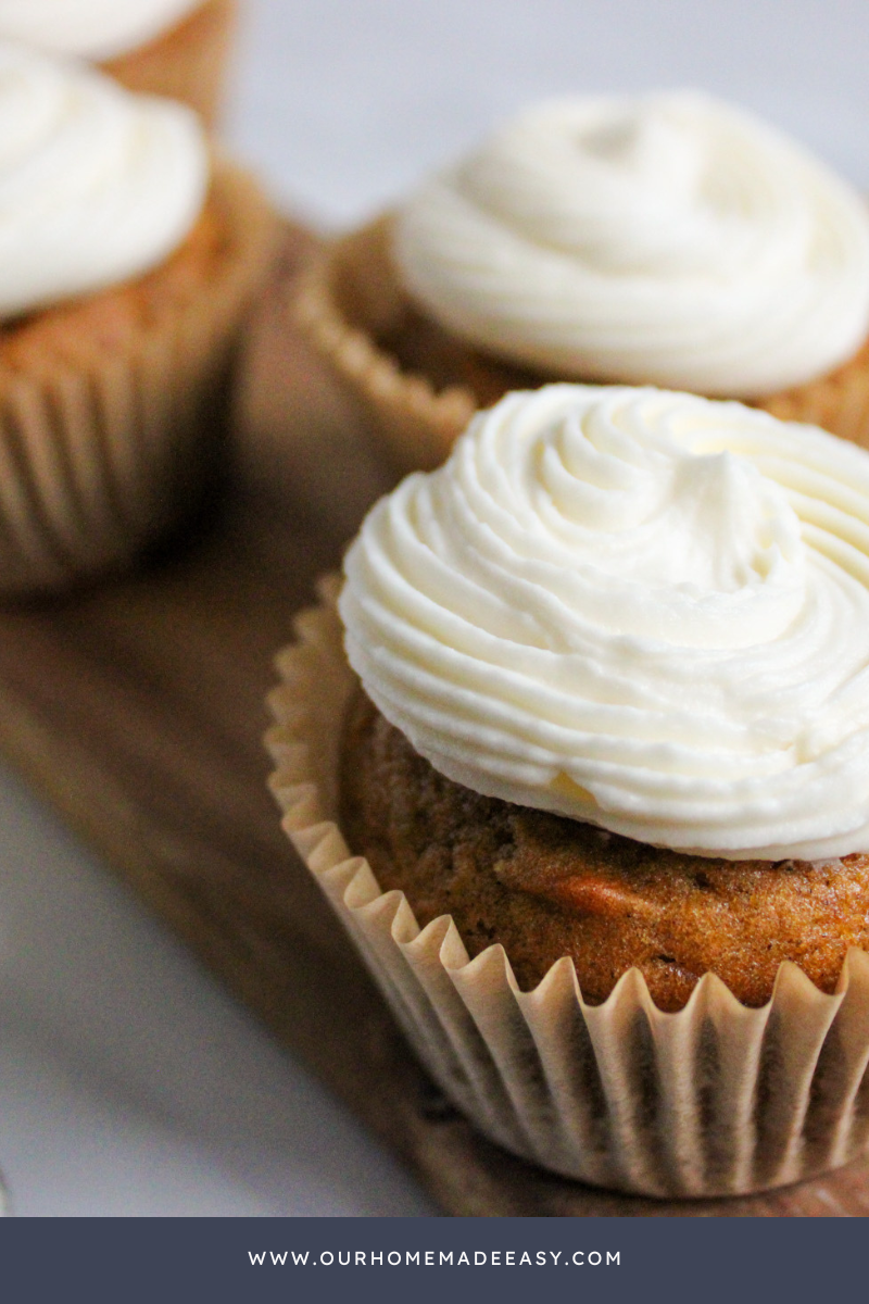 Pumpkin Cupcakes Brown Butter Frosting Finished