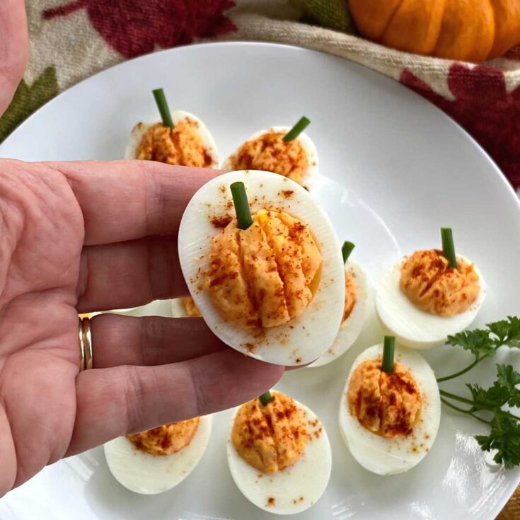 Image for Pumpkin Deviled Eggs