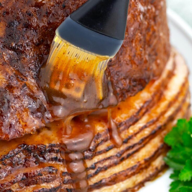Image for BEST Pineapple Glaze for Ham (w/ Brown Sugar)