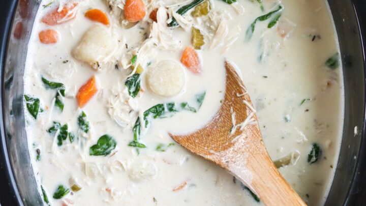 Image for Paleo Chicken Gnocchi Soup (Slow Cooker, Instant Pot)