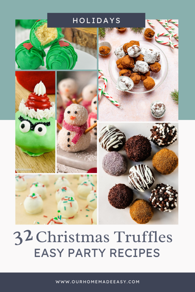 32 Easy Homemade Christmas Truffles Recipes Our Home Made Easy
