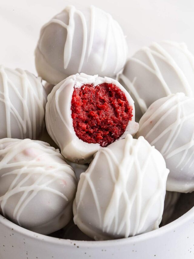 red velvet truffles