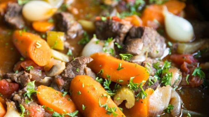 Image for Best Slow Cooker Beef Bourguignon (Beef Stew)