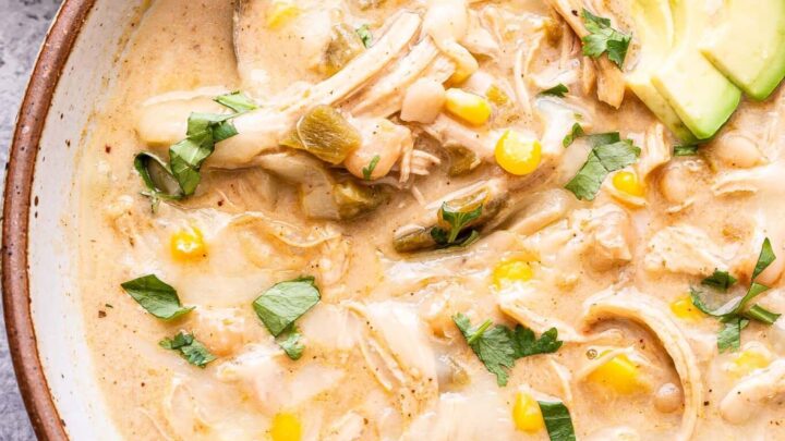 Image for Slow Cooker Creamy Green Chile Chicken Enchilada Soup