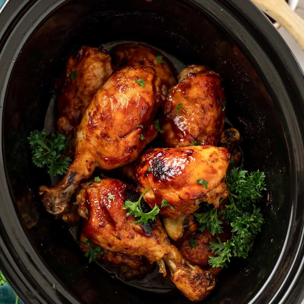 Image for Crockpot BBQ Chicken Legs (Drumsticks)
