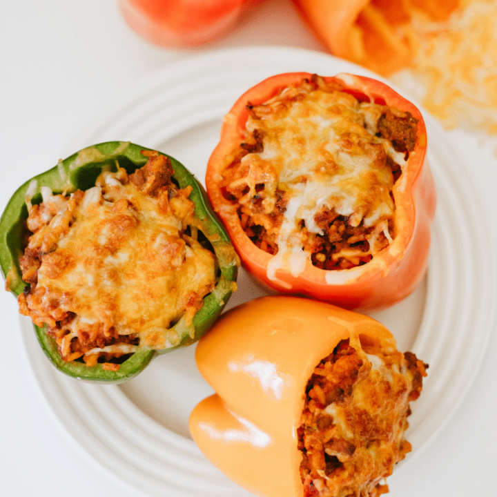 Easy Air Fryer Stuffed Peppers