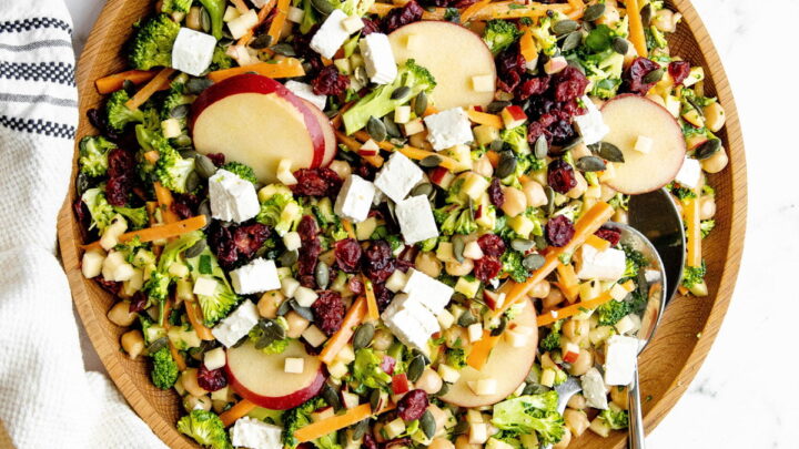 Image for Healthy Broccoli Apple Salad Recipe with Cranberries