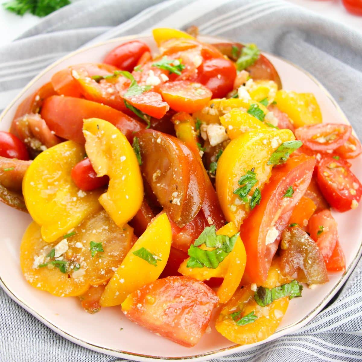 Image for Heirloom Tomato Salad with Balsamic & Feta