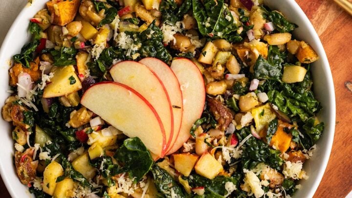 Image for Fall Chopped Kale Salad with Pumpkin Vinaigrette