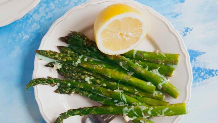Image for Oven-Roasted Asparagus with Parmesan and Lemon