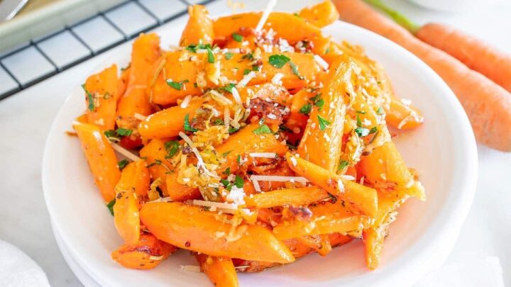 Image for Sheet Pan Garlic Parmesan Roasted Carrots