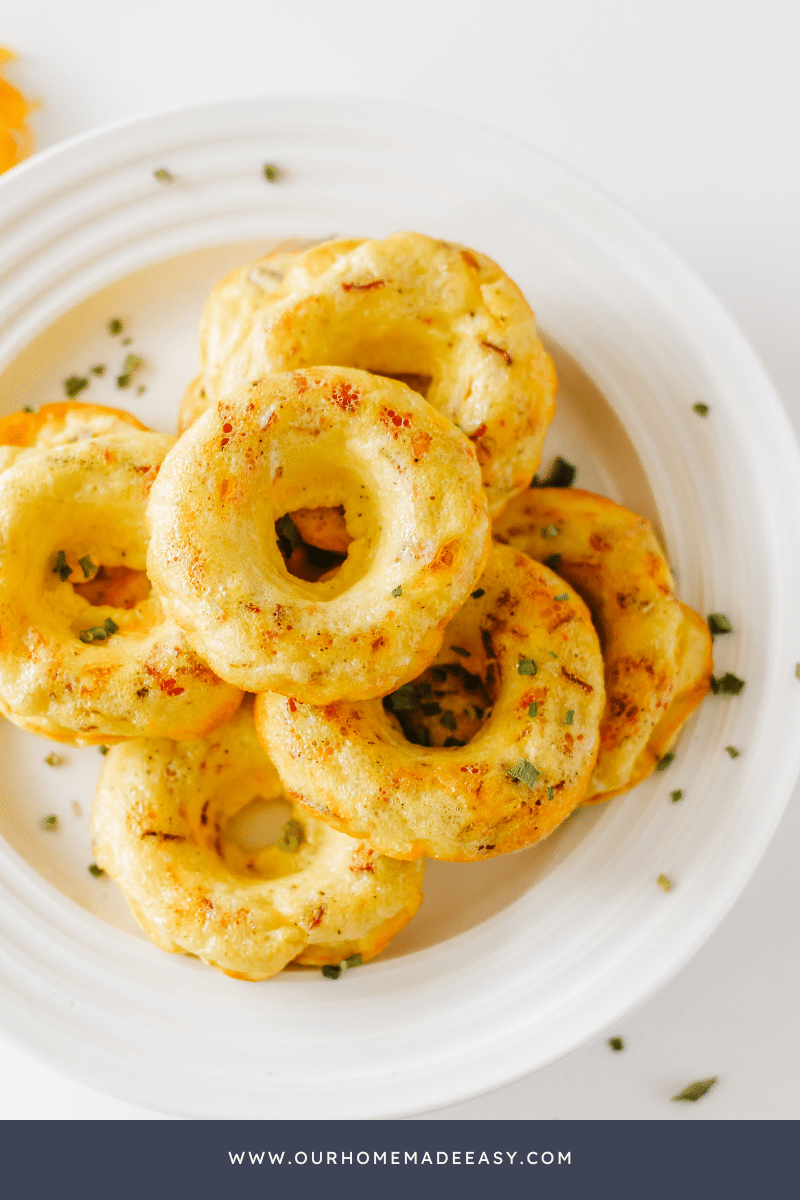 finished omelet bites