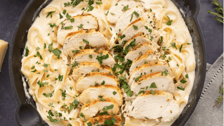 Grilled Chicken Alfredo