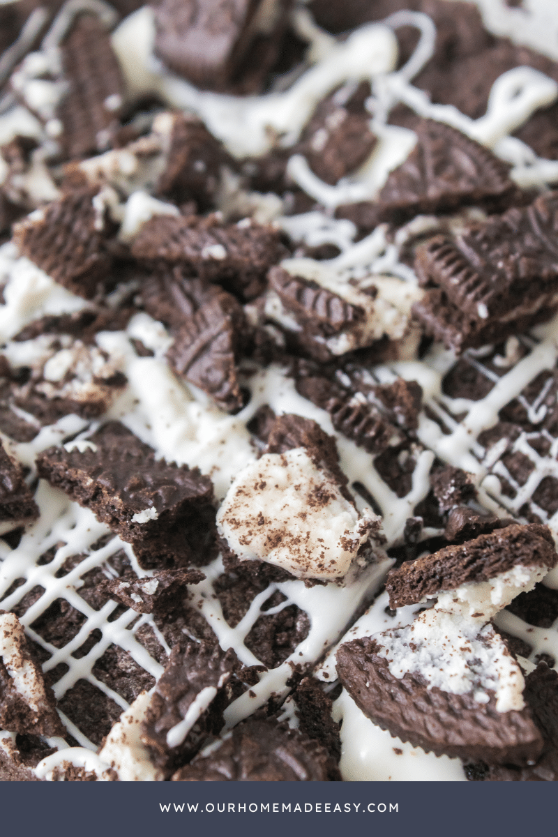No Bake Oreo Bars Finished