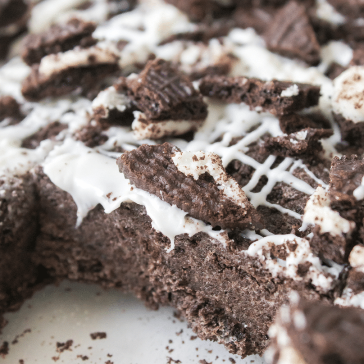 No Bake Oreo Bars In Pan