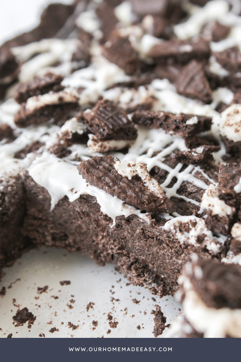 No Bake Oreo Bars In Pan