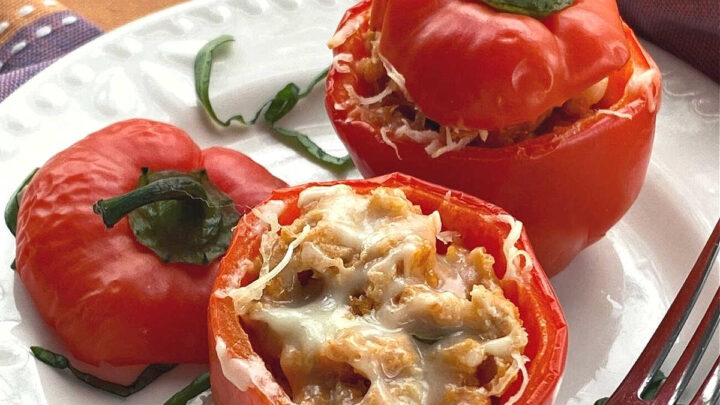 Image for Chicken Meatloaf Stuffed Peppers