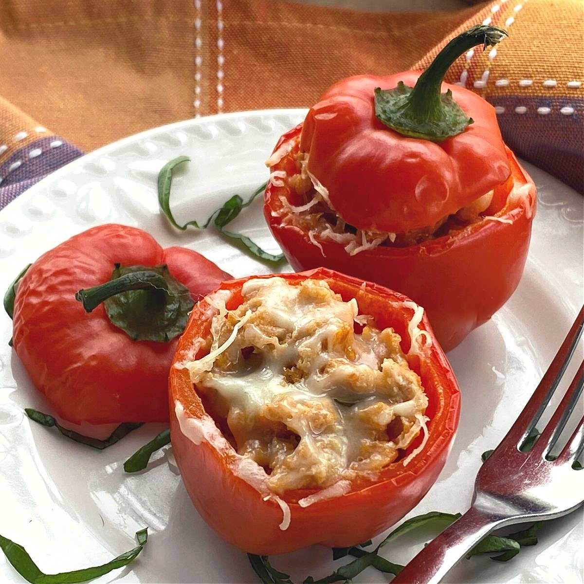 Image for Chicken Meatloaf Stuffed Peppers