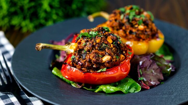 Image for Lamb Stuffed Peppers with Rose Harissa