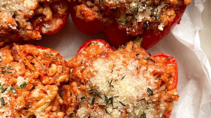 Image for No Rice Stuffed Peppers (with Ground Chicken)
