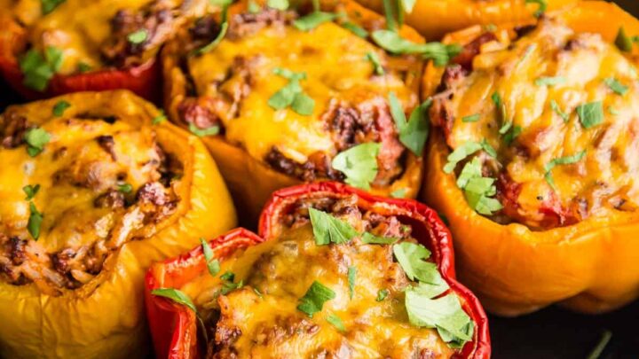 Image for Stuffed Peppers with Ground Beef (on the Grill)