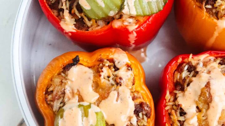 Image for Cheeseburger Stuffed Peppers