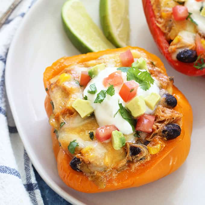 Image for Chicken Enchilada Stuffed Peppers