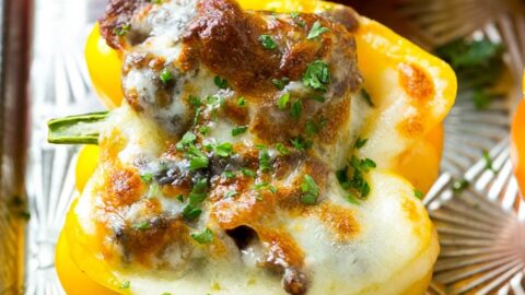 Image for Philly Cheesesteak Stuffed Peppers