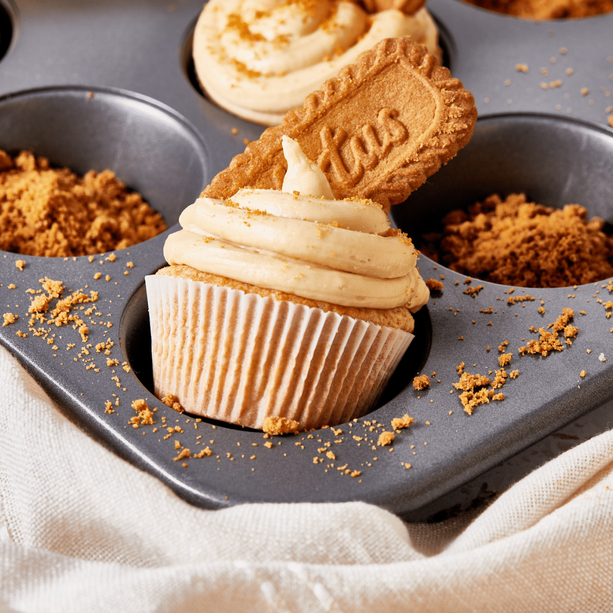 Best Biscoff Cupcakes - Cookie Butter