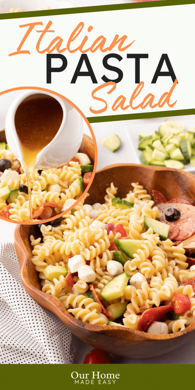 The Easiest Zesty Italian Pasta Salad (Meat and Cheese) – Our Home Made ...