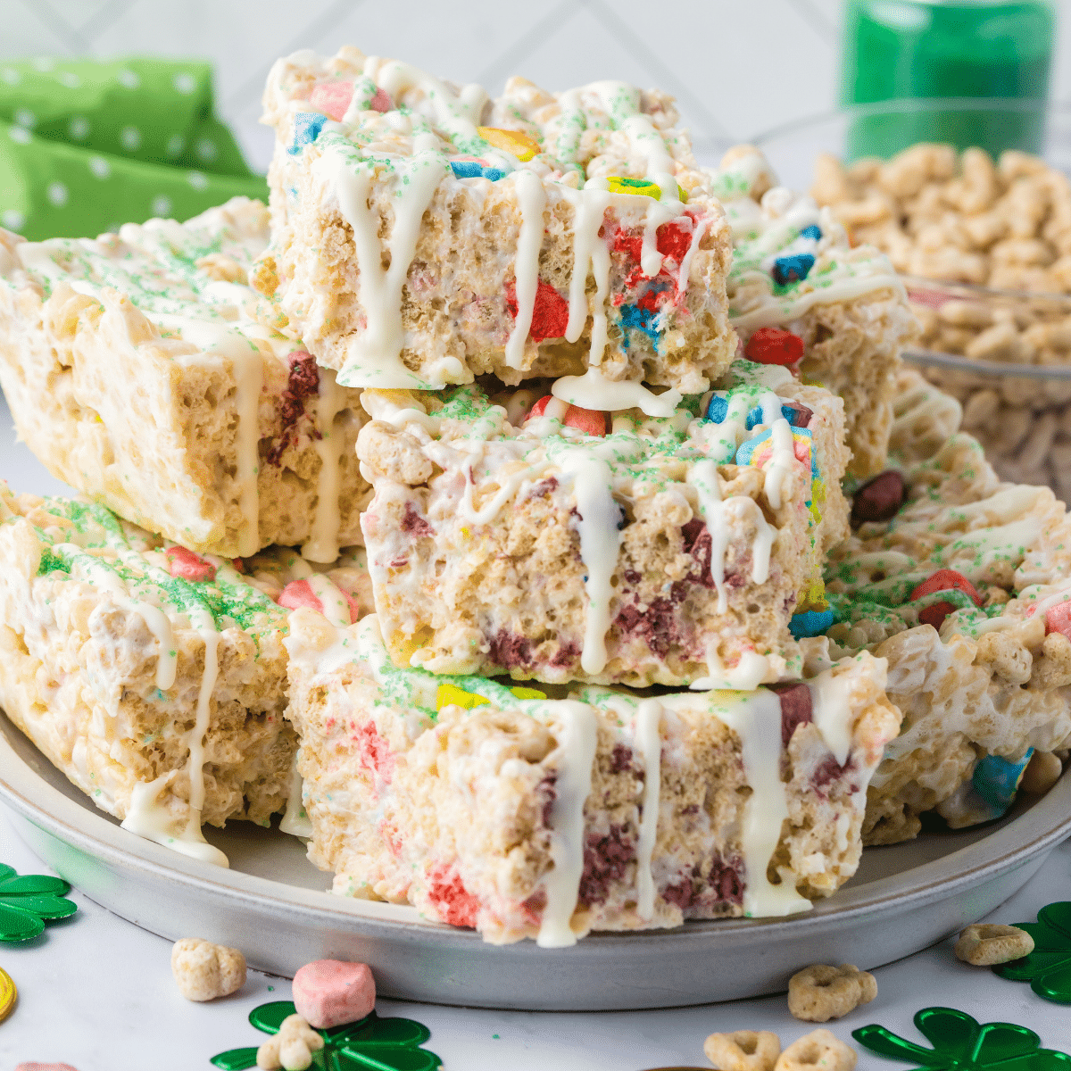 Easy Lucky Charms Rice Krispie Treats