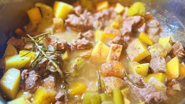 Image for Best Hearty Beef and Veggie Stew in the Instant Pot