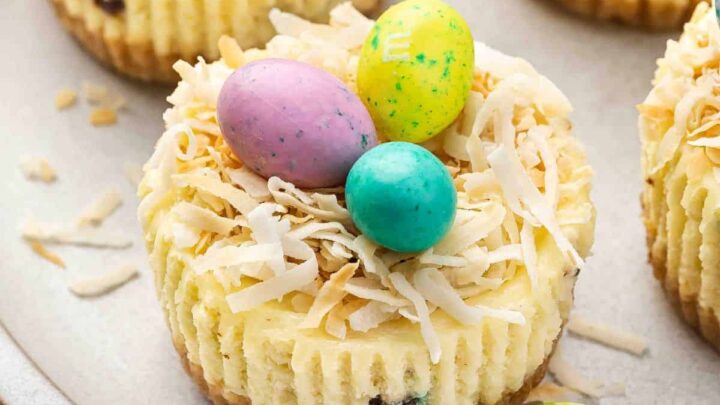 Image for Easter Mini Egg Cheesecake Cups - Easy Spring Dessert